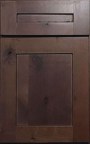 Knotty alder shaker charcoal