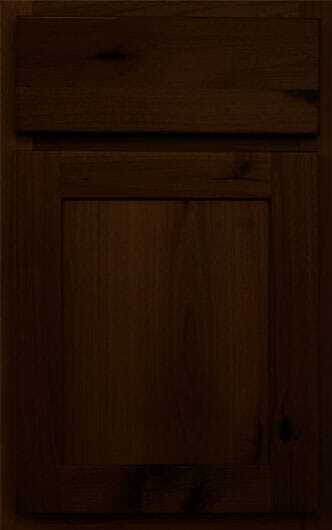Shaker knotty alder mocha